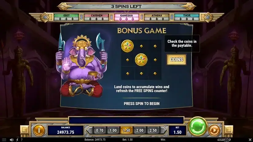 Chambers of Ancients slot screenshot 4