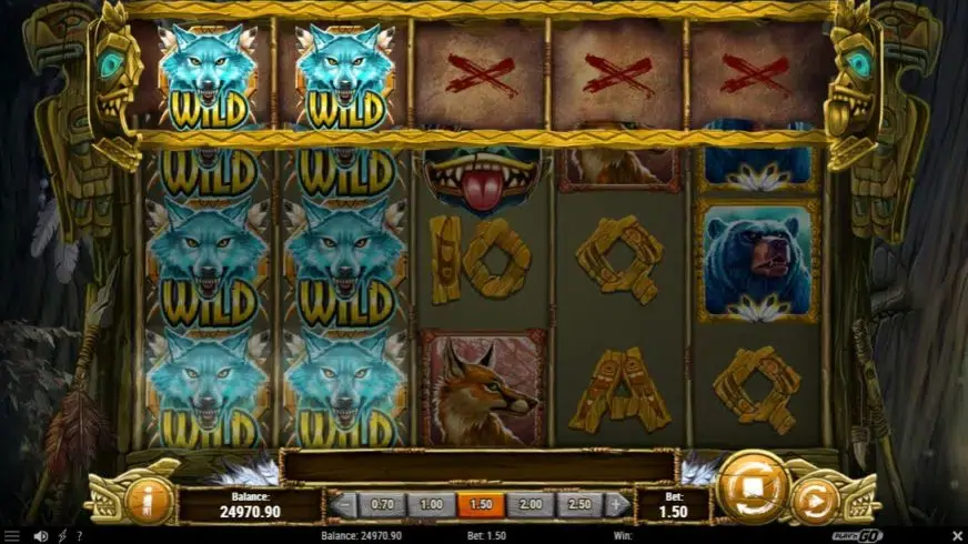 Coywolf Cash slot screenshot 2