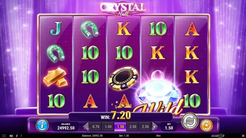 Crystal Hall slot screenshot 2