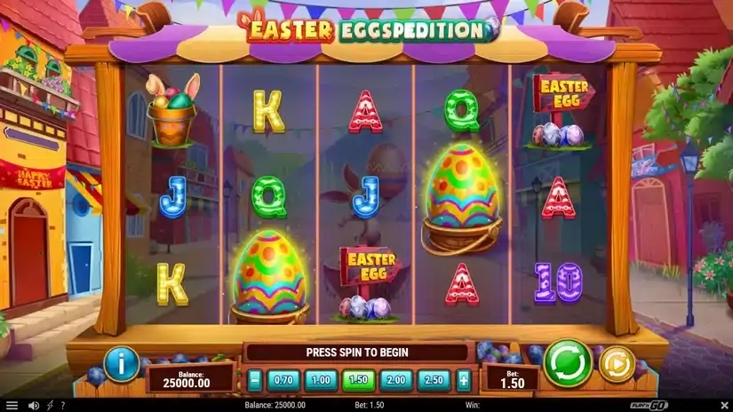 Easter Eggspedition slot screenshot 