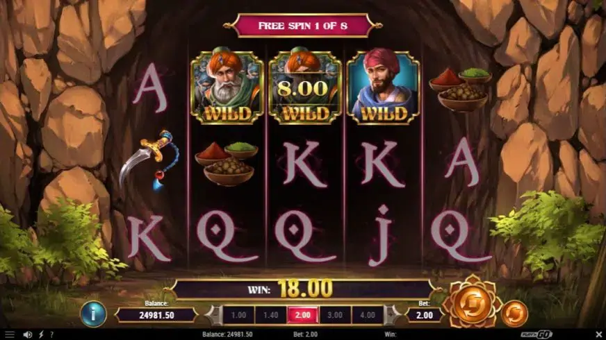 Fortunes of Alibaba slot screenshot 5