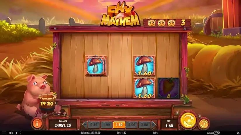 Fox Mayhem slot screenshot 4