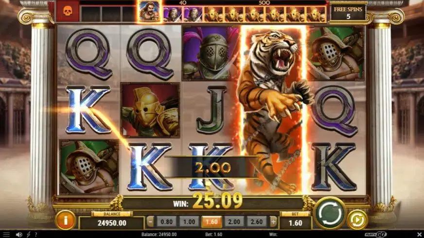 Game of Gladiators slot screenshot 7