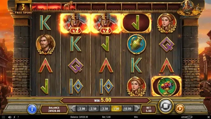 Gates of Troy slot screenshot 5