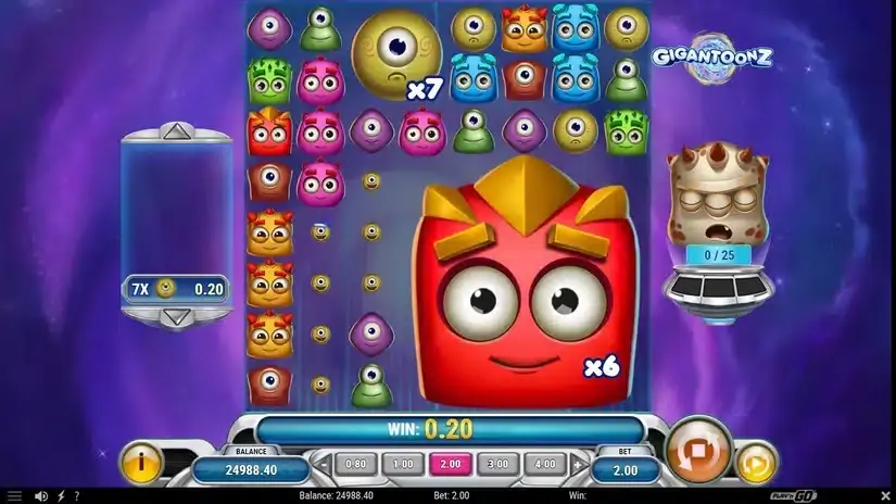 Gigantoonz slot screenshot 2