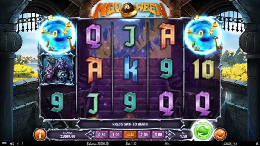 Helloween slot screenshot 