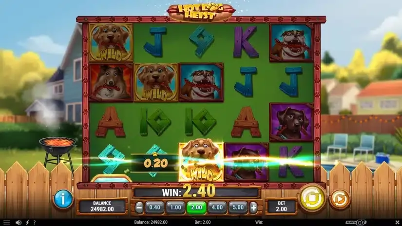 Hot Dog Heist slot screenshot