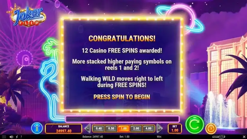 Joker Flip slot screenshot 