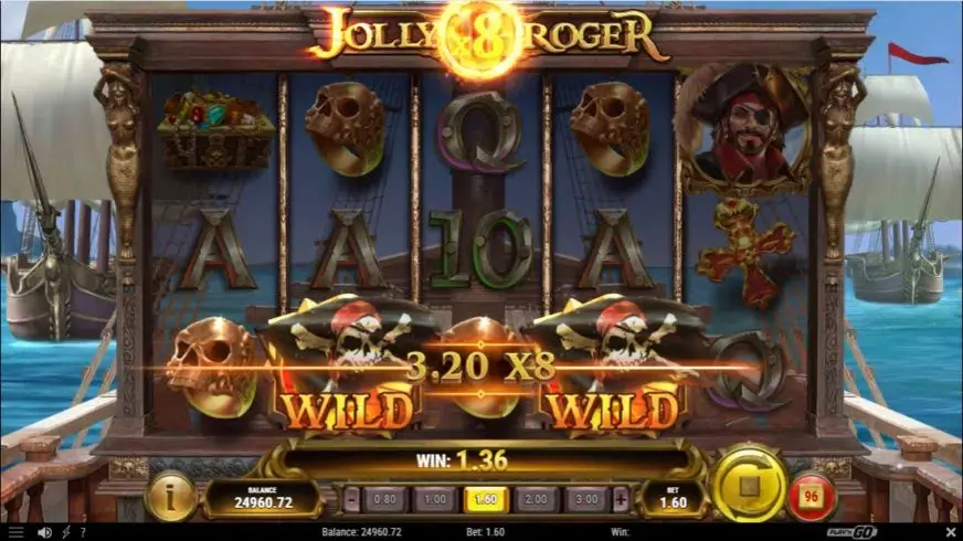 Jolly Roger 2 slot screenshot 5