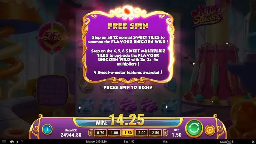 King of Sweets slot screenshot 5