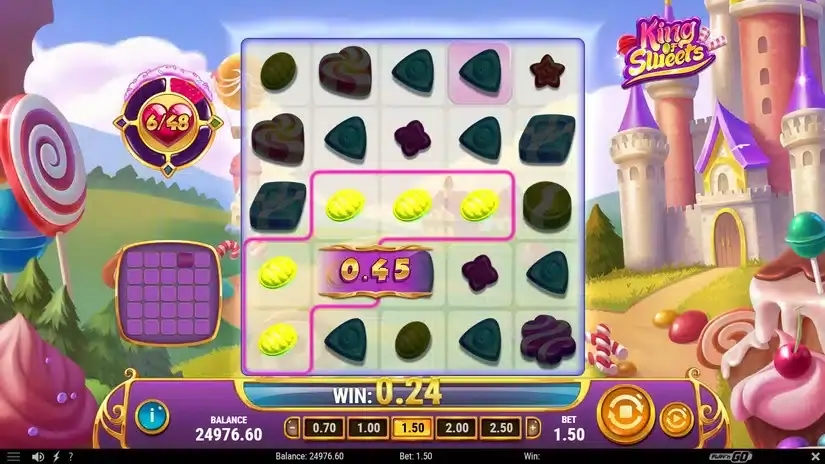 King of Sweets slot screenshot 2