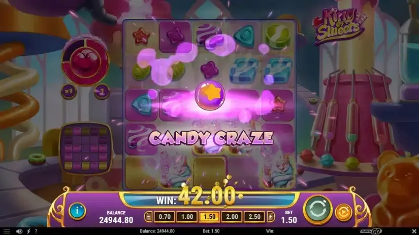 King of Sweets slot screenshot 
