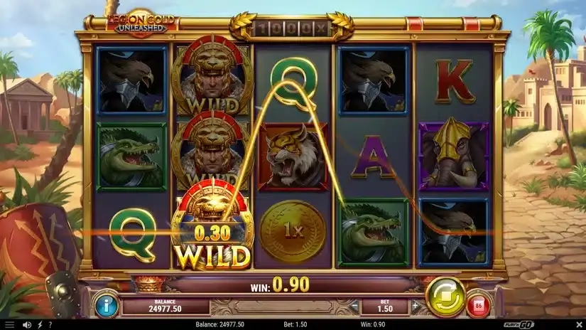 Legion Gold Unleashed slot screenshot 3