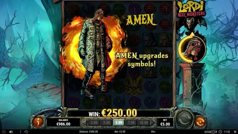 Lordi Reel Monsters slot screenshot 2