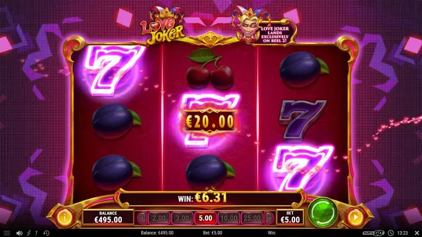 Love Joker slot screenshot 2