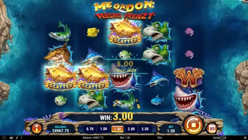 Mega Don Feeding Frenzy slot screenshot 4