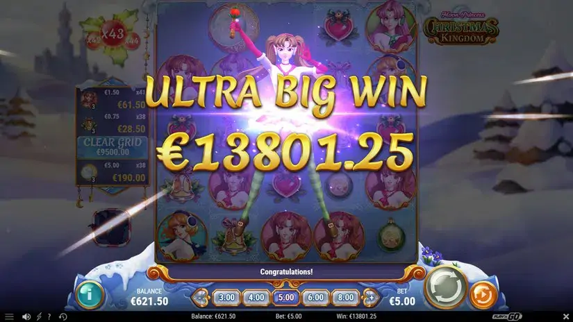 Moon Princess Christmas Kingdom slot screenshot 