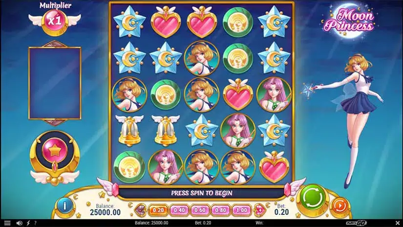 Moon Princess slot screenshot 
