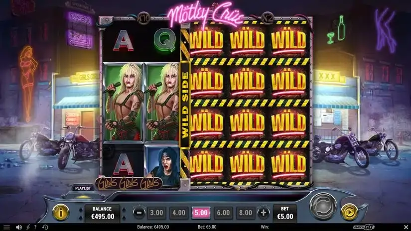 Mötley Crüe slot screenshot 3
