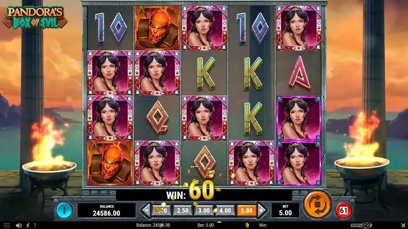 Pandora’s Box of Evil slot screenshot 1