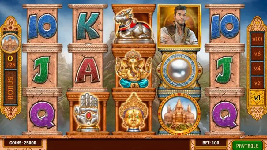 Pearls Of India slot screenshot 2