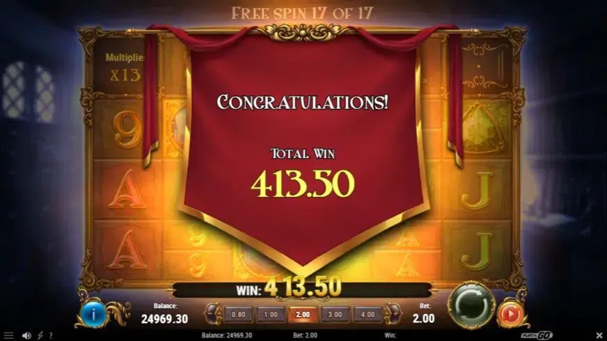 Perfect Gems slot screenshot 