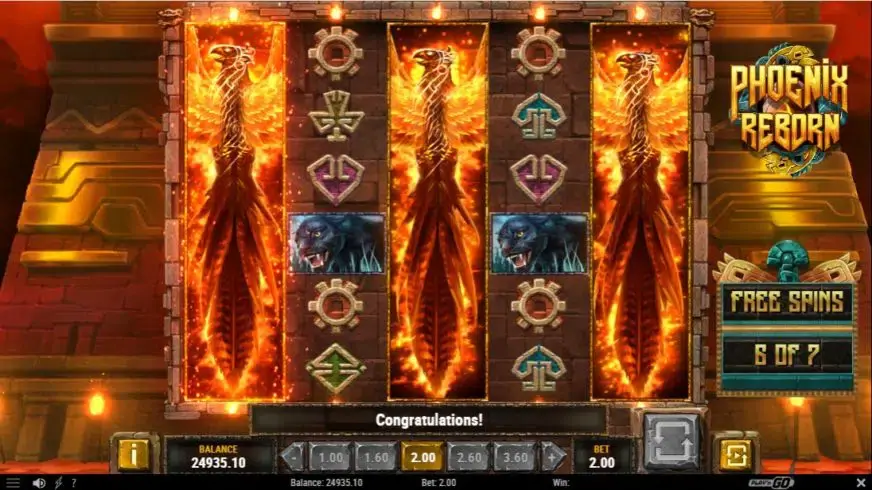 Phoenix Reborn slot screenshot 5
