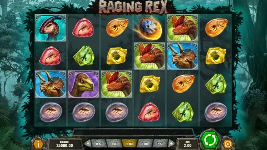 Raging Rex slot screenshot 1