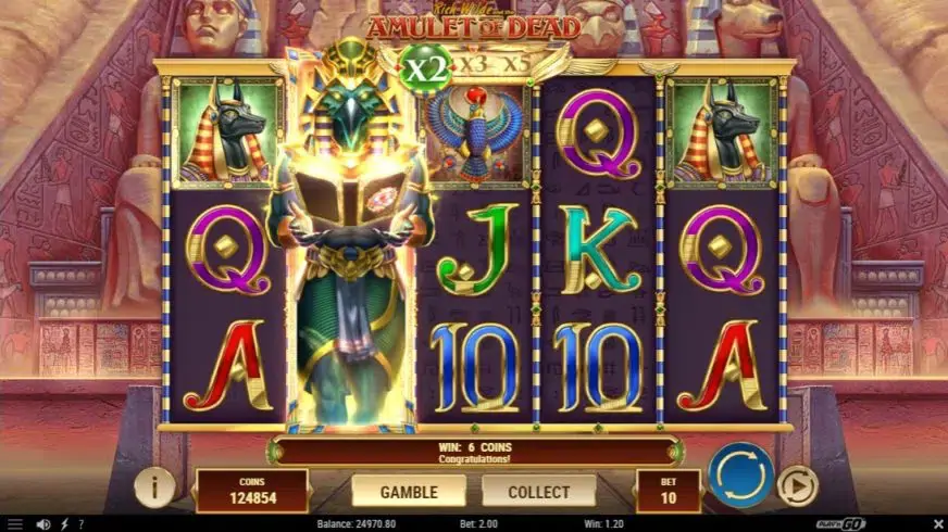 Rich Wilde And The Amulet of Dead slot screenshot 2
