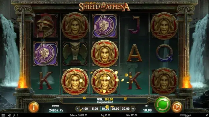 Rich Wilde and the Shield of Athena slot screenshot 2