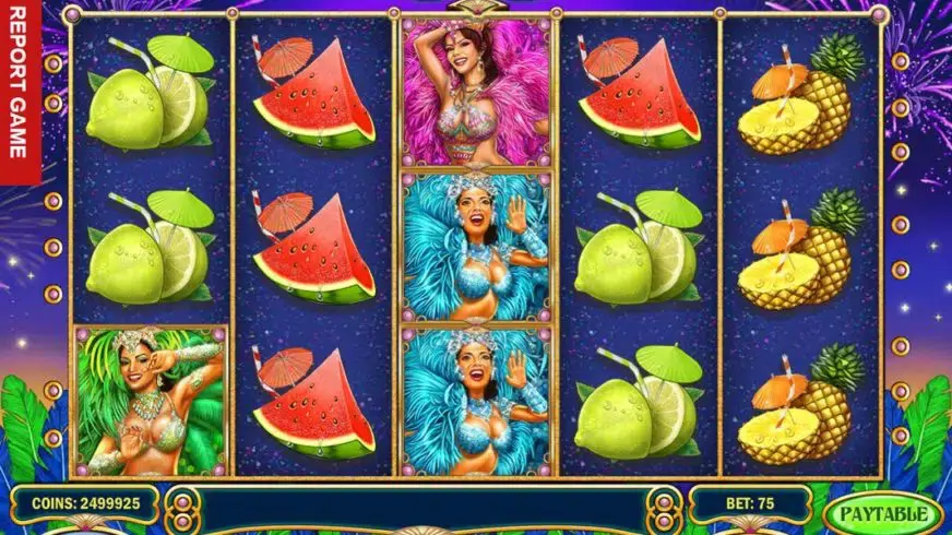 Samba Carnival slot screenshot 1