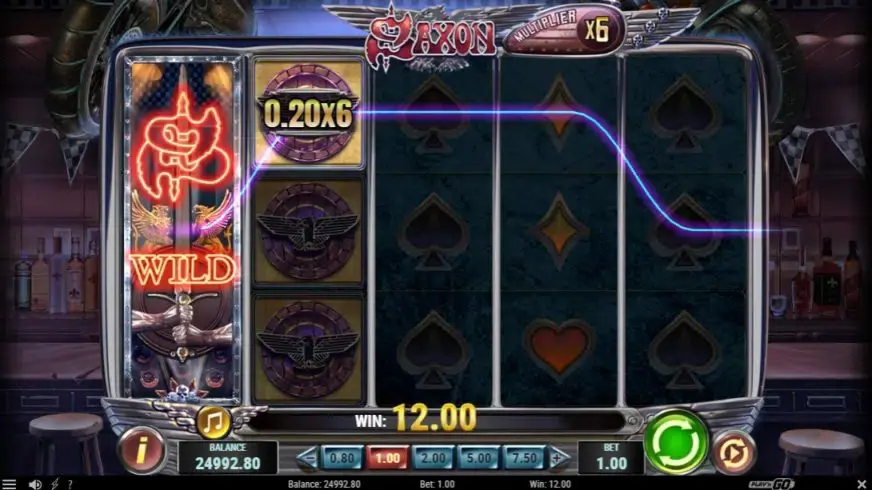 Saxon slot screenshot 2