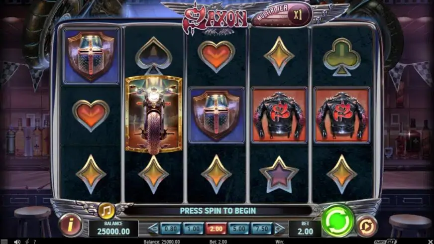 Saxon slot screenshot 1