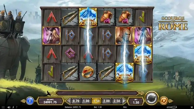 Scourge of Rome slot screenshot 2