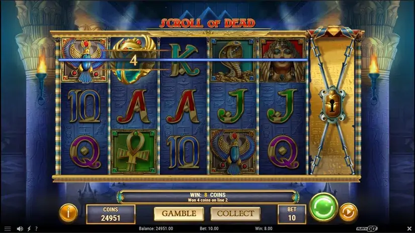 Scroll of Dead slot screenshot 2