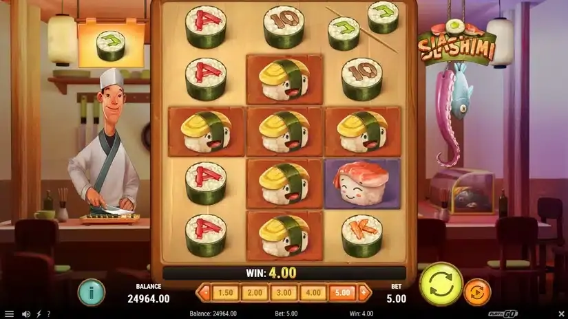 Slashimi slot screenshot 3