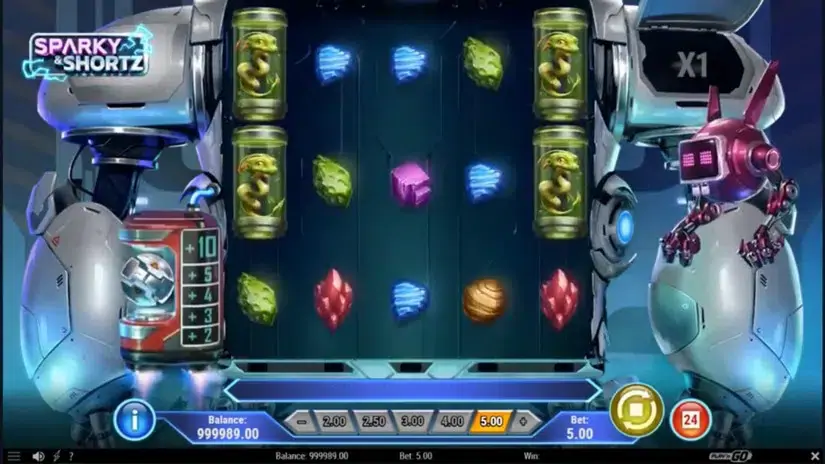 Sparky and Shortz slot screenshot 1