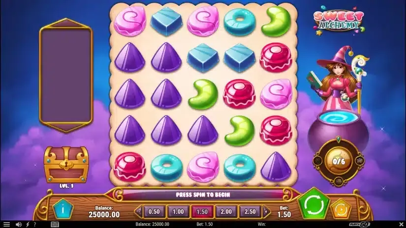Sweet Alchemy slot screenshot 1