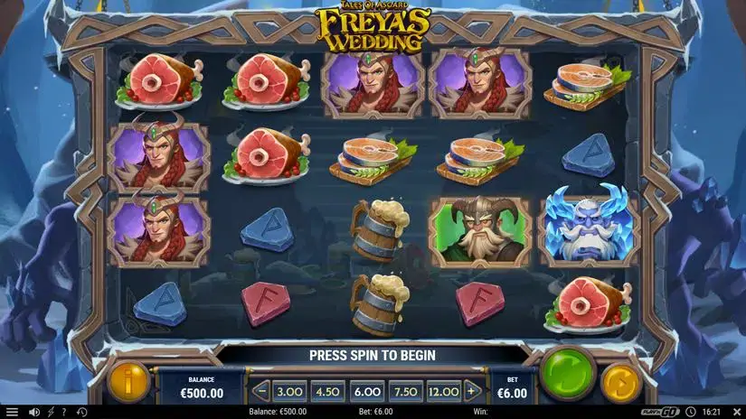 Tales of Asgard Freya’s Wedding slot screenshot 1