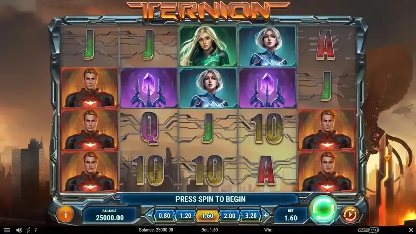 Ternion slot screenshot 