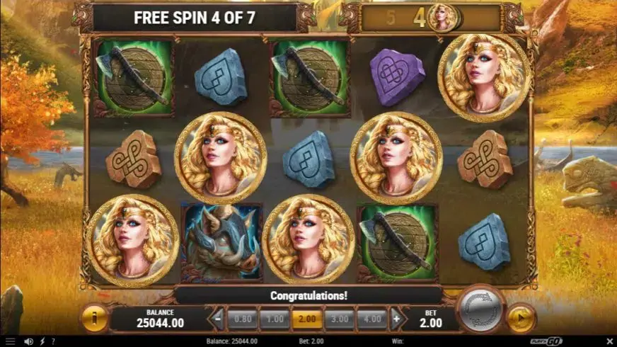 The Faces of Freya slot screenshot 3