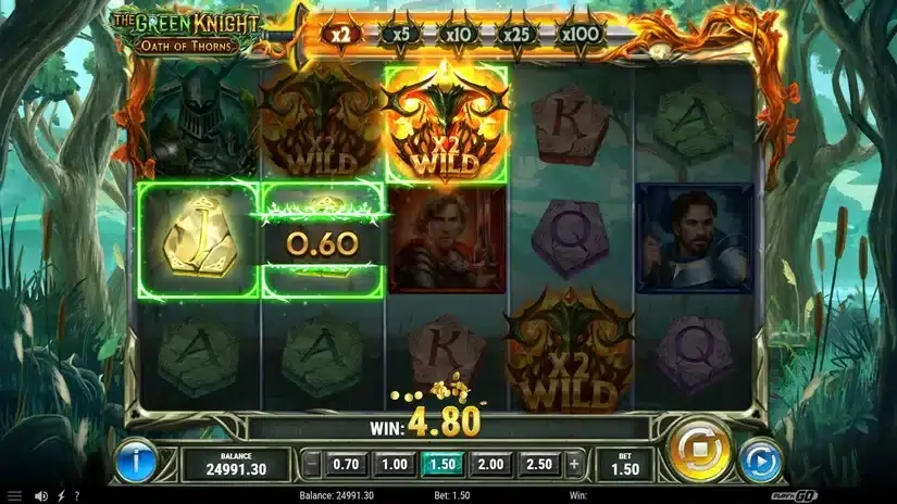 The Green Knight Oath of Thorns slot screenshot 3