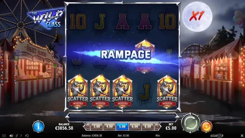 The Wild Class slot screenshot 