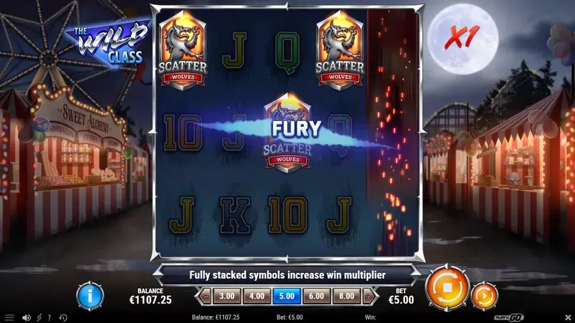 The Wild Class slot screenshot 2