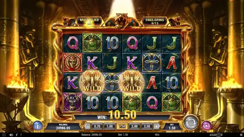 Tomb of Gold slot screenshot 