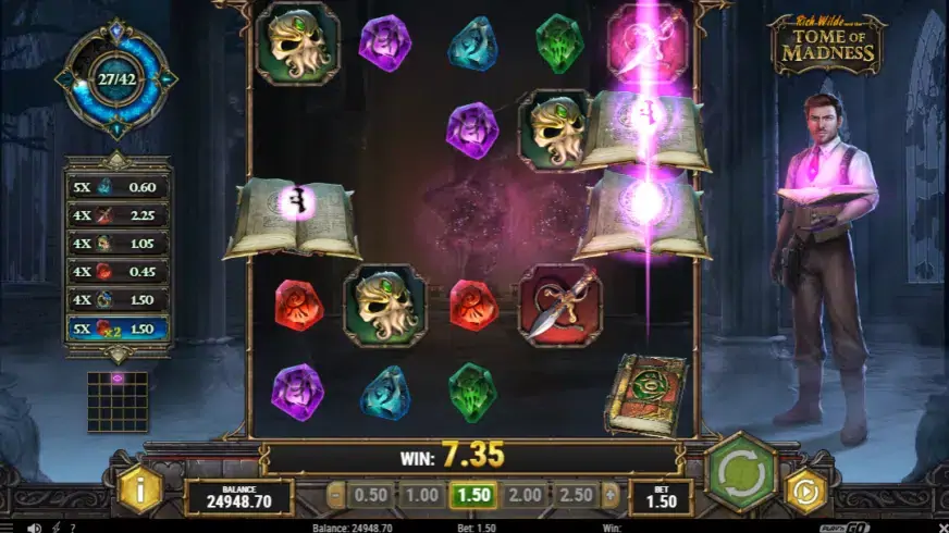 Tome of Madness slot screenshot 3
