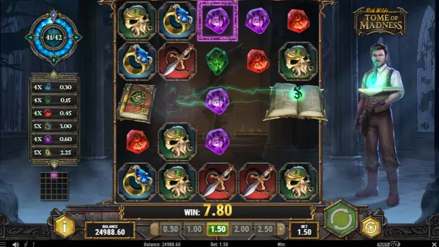 Tome of Madness slot screenshot 4