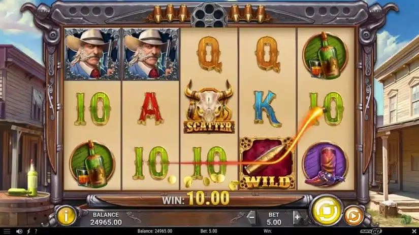 Wild Bandolier slot screenshot 2