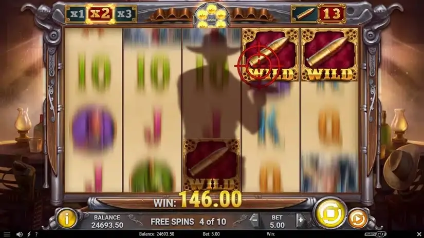 Wild Bandolier slot screenshot 5