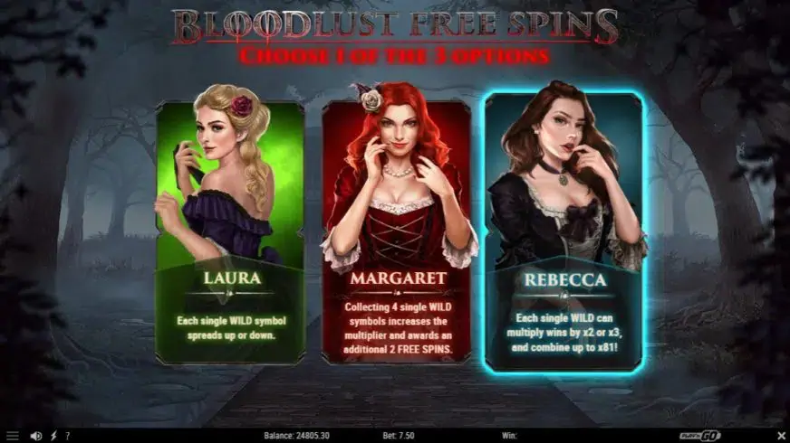 Wild Blood 2 slot screenshot 4